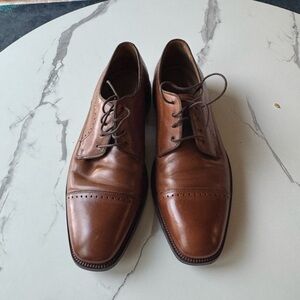 Johnston and Murphy Men's 8.5M Novick Cap Toe Lace Up Oxford Shoes(59 2540)